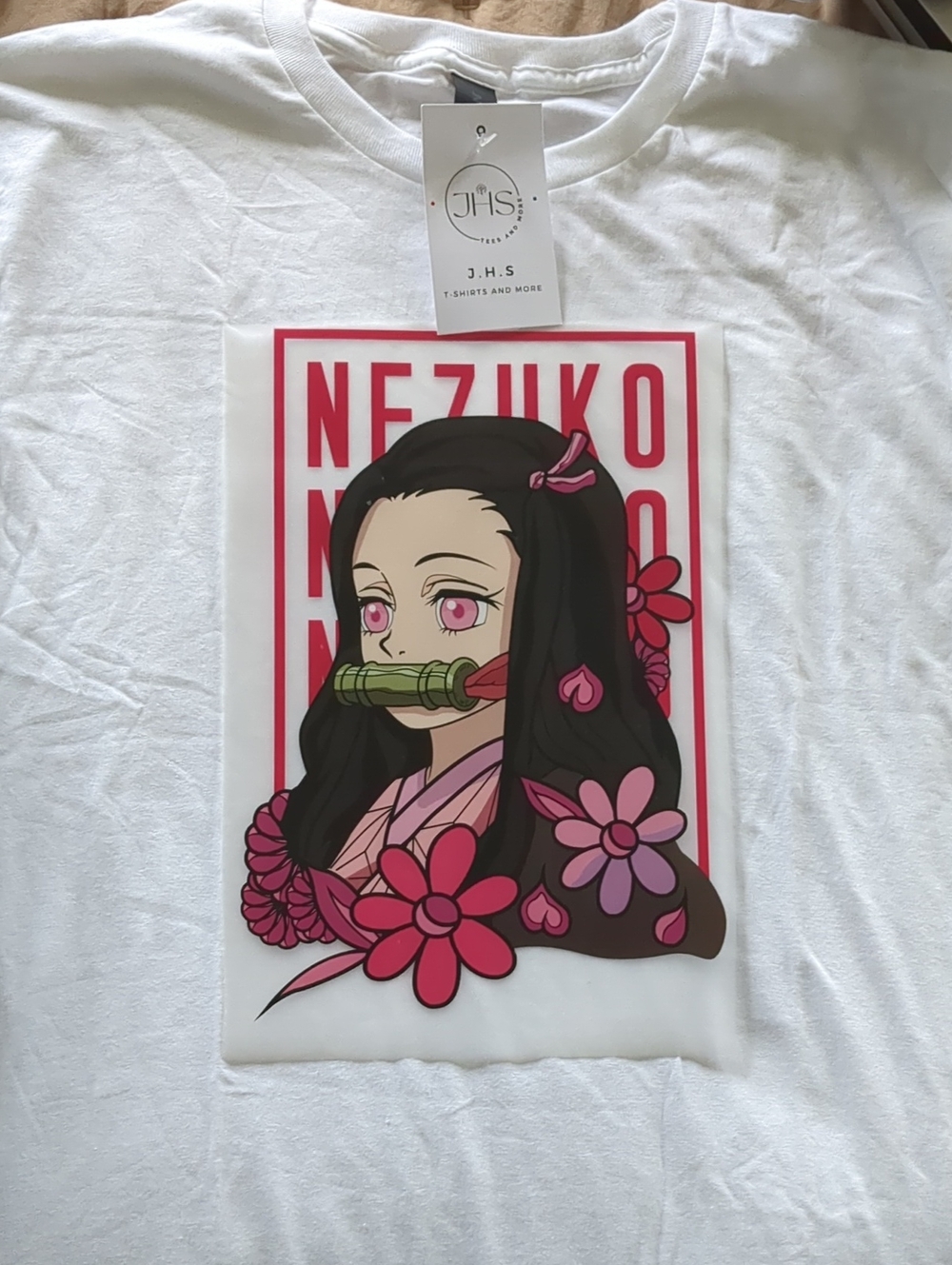 NWT White Nezuko Graphic Women’s T-Shirt